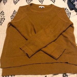 Madewell mustard sweater